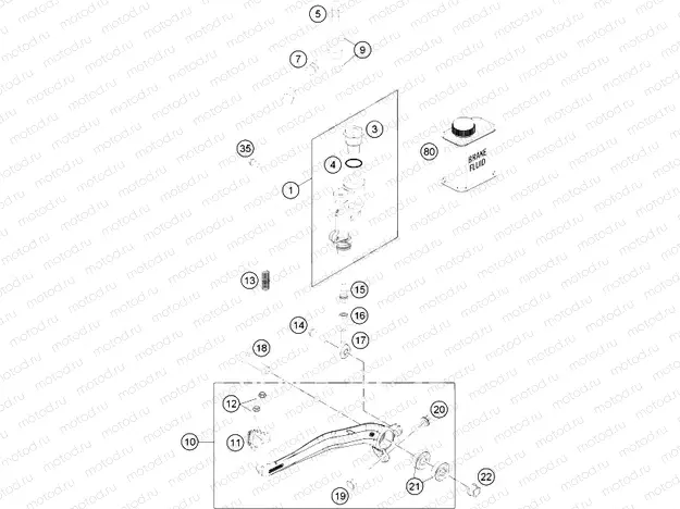 REAR BRAKE CONTROL|Frame|13