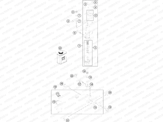 REAR BRAKE CONTROL|Frame|13