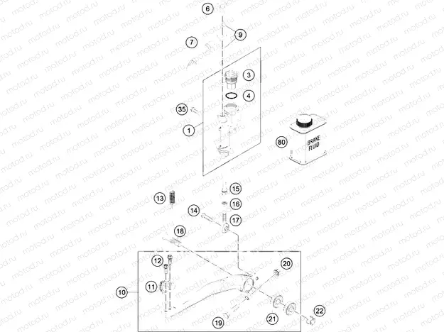 REAR BRAKE CONTROL|Frame|13