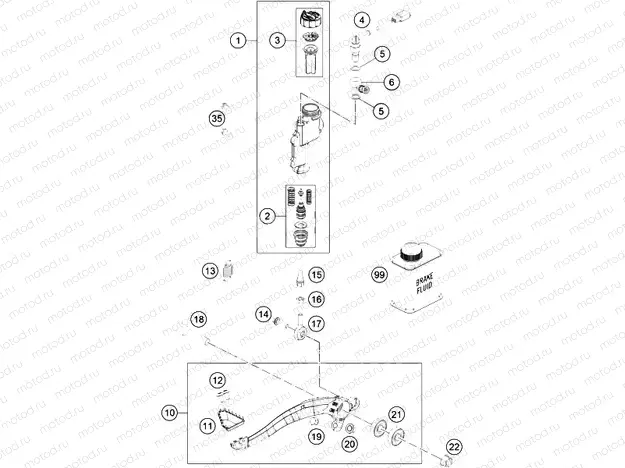 REAR BRAKE CONTROL|Frame|13