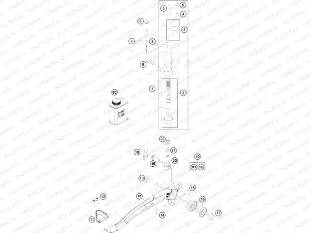 REAR BRAKE CONTROL|Frame|13