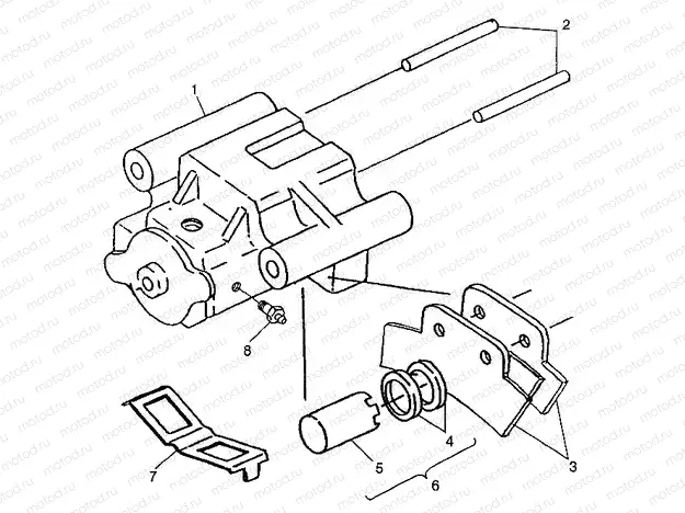 REAR BRAKE Magnum 6X6 W97AE42A and Swedish Magnum 6X6 S97AE42E (4940754075C013) | REAR BRAKE Magnum 6X6 W97AE42A and Swedish Magnum 6X6 S97AE42E (4940754075C013)