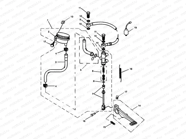 Rear Brake Master Cylinder