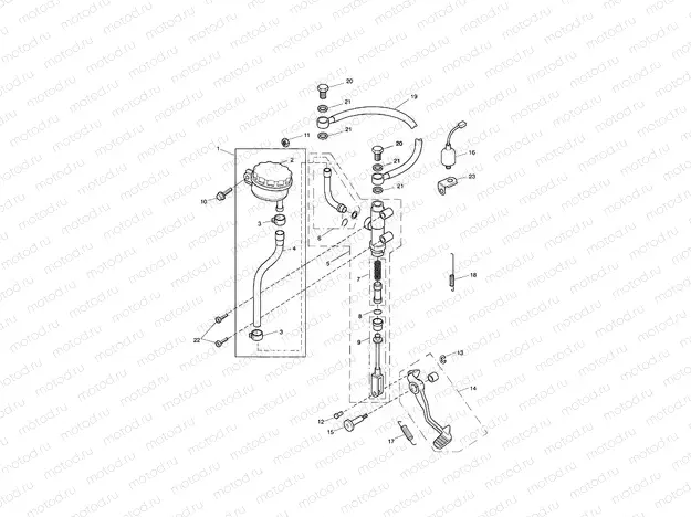 Rear Brake Master Cylinder