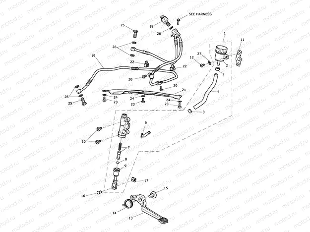 Rear Brake Master Cylinder...