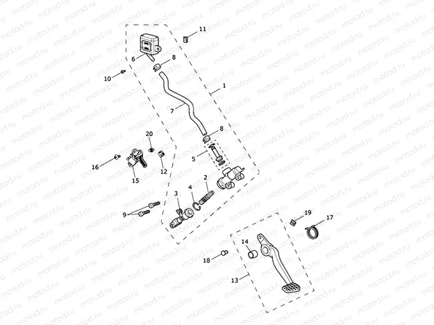 Rear Brake Master Cylinder...