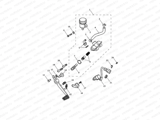 Rear Brake Master Cylinder...
