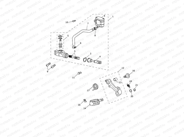 Rear Brake Master Cylinder...
