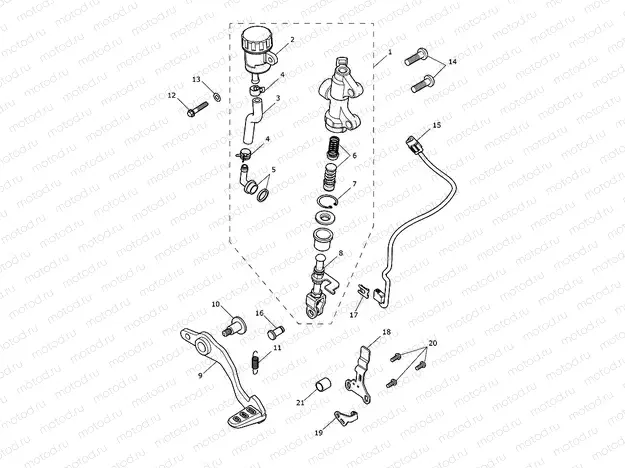 Rear Brake Master Cylinder