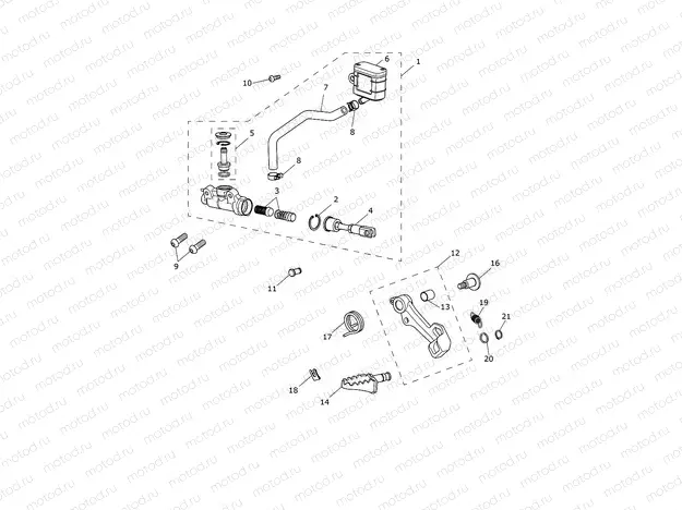 Rear Brake Master Cylinder...