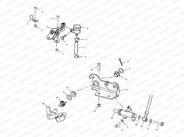 REAR BRAKE MASTER CYLINDER - A00AG25CA (4954865486C006) | REAR BRAKE MASTER CYLINDER - A00AG25CA (4954865486C006)