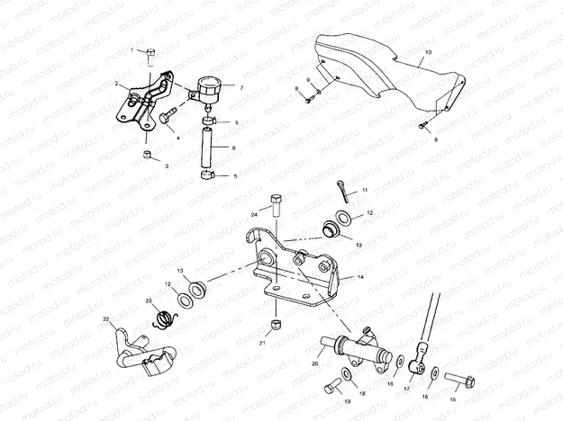 REAR BRAKE MASTER CYLINDER - A01BA25CA (4963666366B013) | REAR BRAKE MASTER CYLINDER - A01BA25CA (4963666366B013)