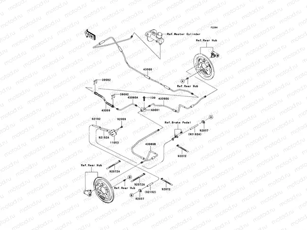 Rear Brake Piping