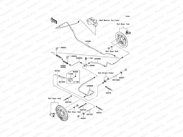 Rear Brake Piping