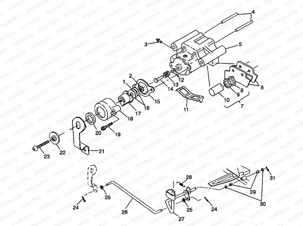 REAR BRAKE Sport 400L W98BA38C (4947234723B014) | REAR BRAKE Sport 400L W98BA38C (4947234723B014)