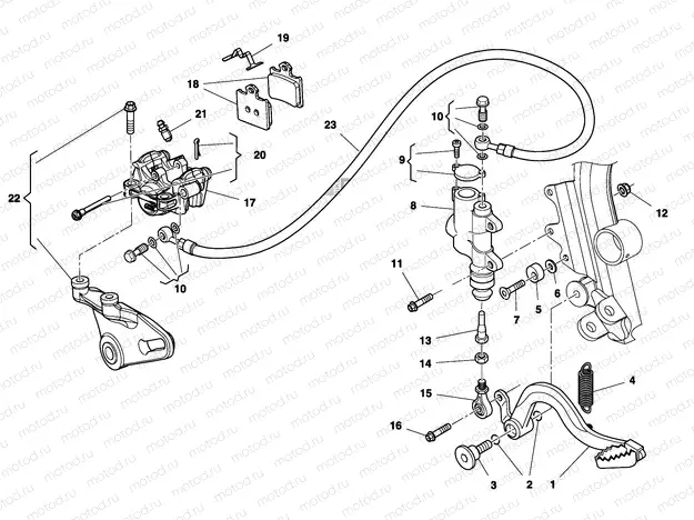 REAR BRAKE SYSTEM