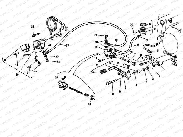 REAR BRAKE SYSTEM » BRAKING SYSTEM