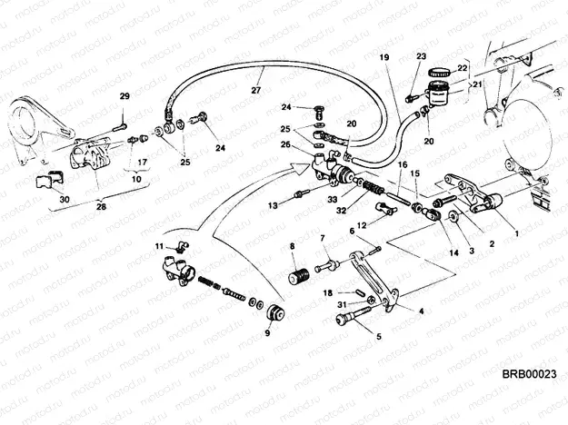 REAR BRAKE SYSTEM » BRAKING SYSTEM