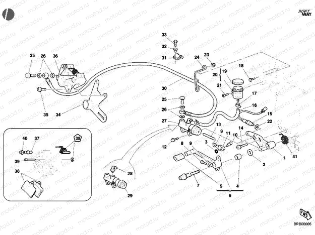 REAR BRAKE SYSTEM » BRAKING SYSTEM