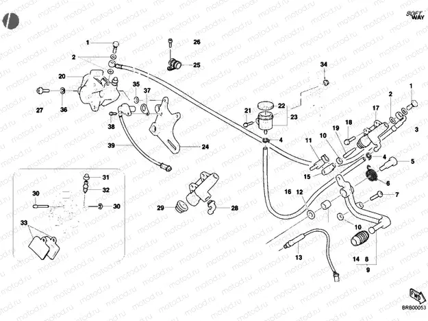 REAR BRAKE SYSTEM » BRAKING SYSTEM