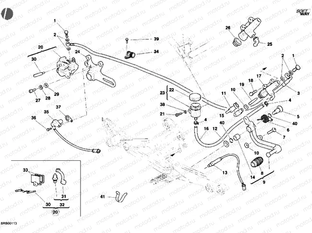REAR BRAKE SYSTEM » BRAKING SYSTEM
