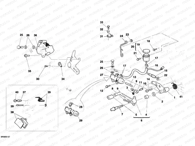 REAR BRAKE SYSTEM » BRAKING SYSTEM