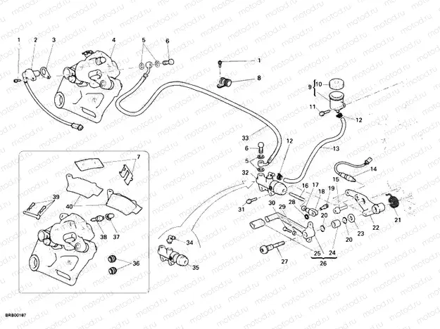 REAR BRAKE SYSTEM » BRAKING SYSTEM
