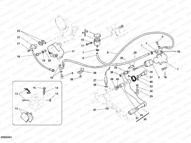 REAR BRAKE SYSTEM » BRAKING SYSTEM