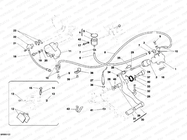 REAR BRAKE SYSTEM » BRAKING SYSTEM
