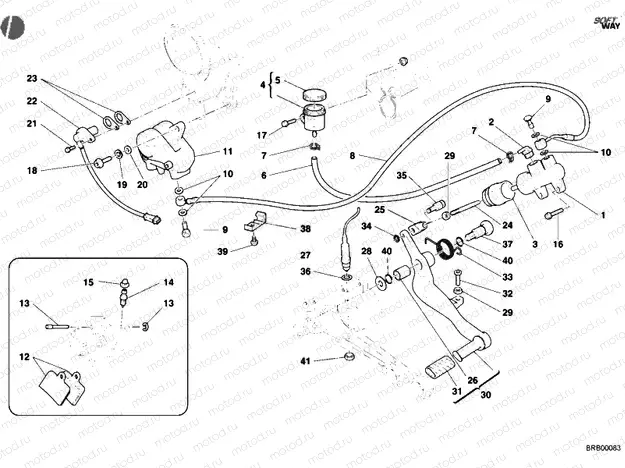 REAR BRAKE SYSTEM » BRAKING SYSTEM