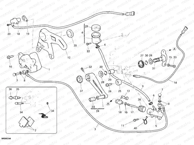 REAR BRAKE SYSTEM » BRAKING SYSTEM