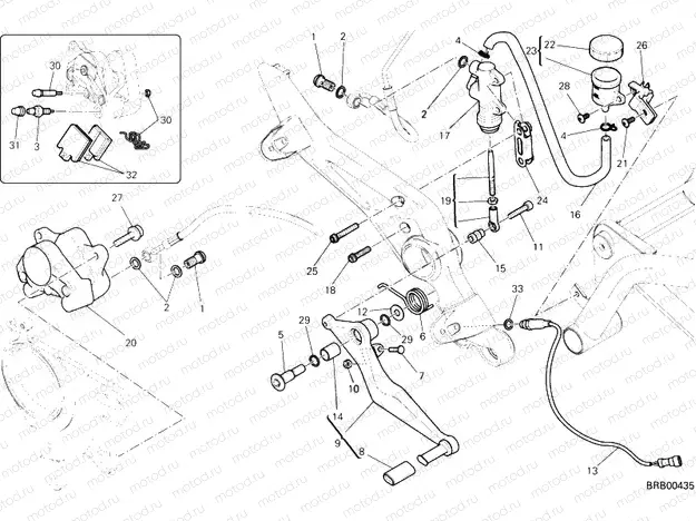 REAR BRAKE SYSTEM » BRAKING SYSTEM