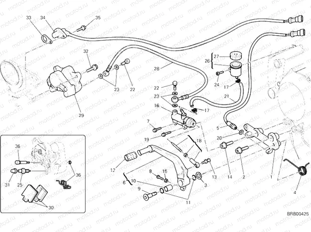 REAR BRAKE SYSTEM » BRAKING SYSTEM