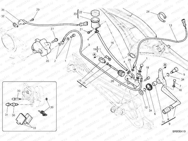 REAR BRAKE SYSTEM » BRAKING SYSTEM