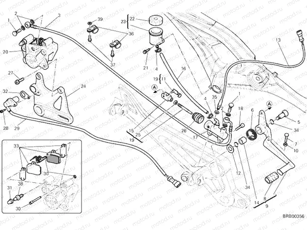 REAR BRAKE SYSTEM » BRAKING SYSTEM