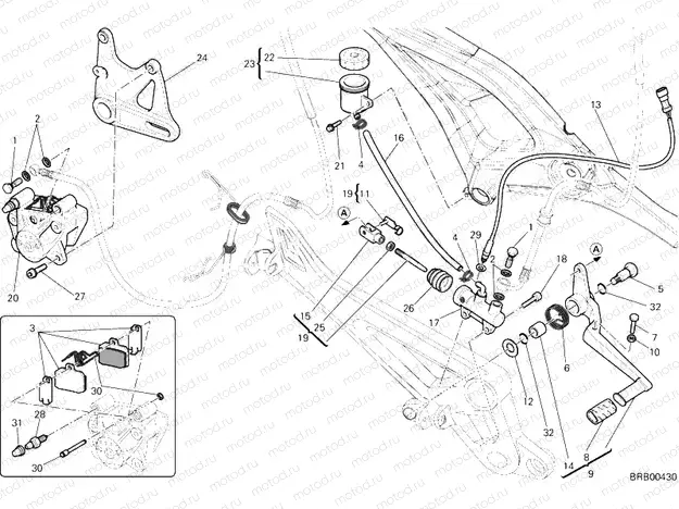 REAR BRAKE SYSTEM » BRAKING SYSTEM
