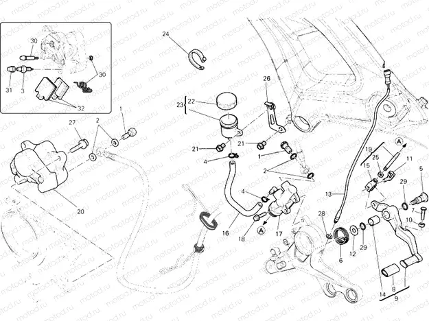 REAR BRAKE SYSTEM » BRAKING SYSTEM