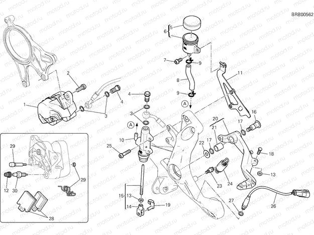 REAR BRAKE SYSTEM [MOD:SS 939]