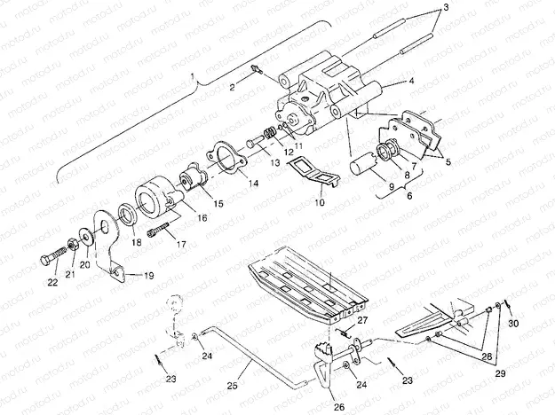REAR BRAKE Trail Boss W968527 (4935883588B014) | REAR BRAKE Trail Boss W968527 (4935883588B014)