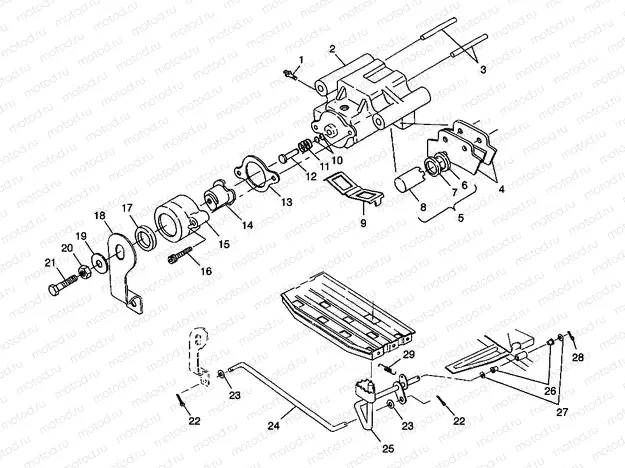 REAR BRAKE - W98AA25C (4945314531B014) | REAR BRAKE - W98AA25C (4945314531B014)