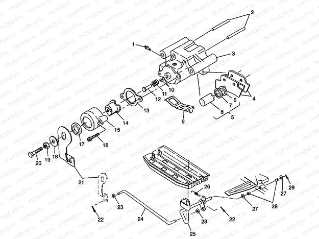 REAR BRAKE - W98AA42A (4945524552C001) | REAR BRAKE - W98AA42A (4945524552C001)