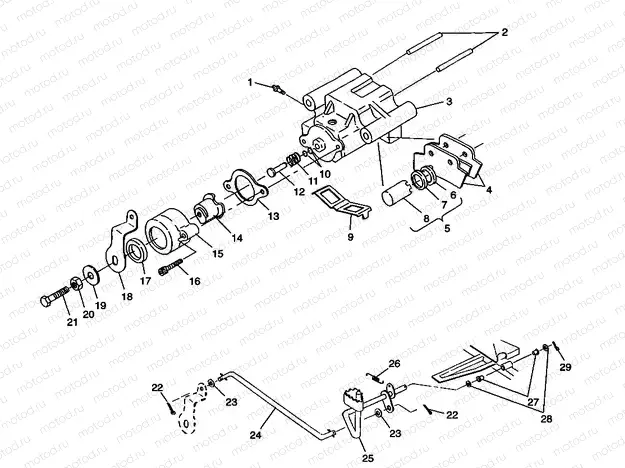 REAR BRAKE XPRESS 300 W98CA28C (4945364536C003) | REAR BRAKE XPRESS 300 W98CA28C (4945364536C003)