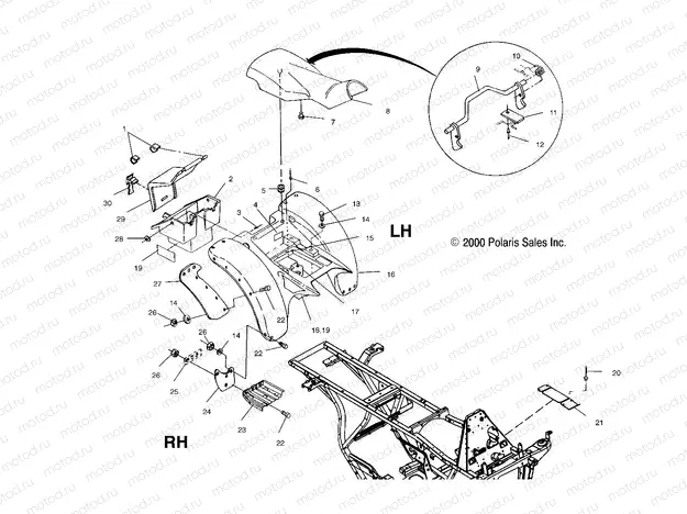REAR CAB - A00AA32AA (4949914991A006) | REAR CAB - A00AA32AA (4949914991A006)