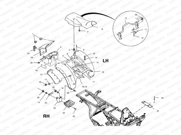 REAR CAB - A00AA32AB (4960076007A006) | REAR CAB - A00AA32AB (4960076007A006)