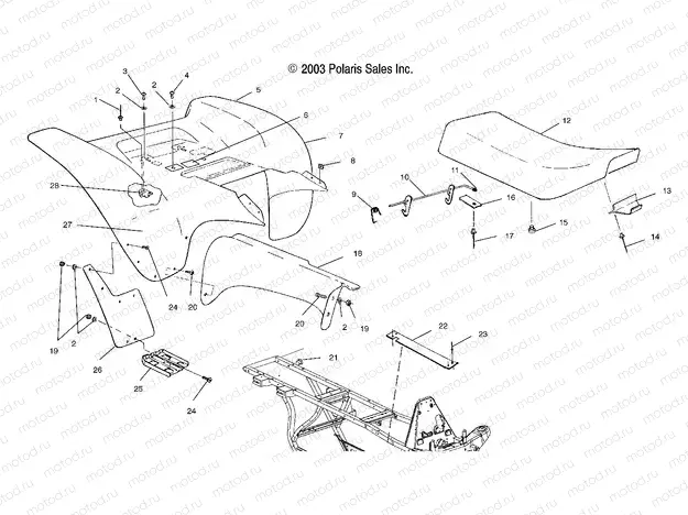 REAR CAB - A04BG50AA/FA (4986228622A04) | REAR CAB - A04BG50AA/FA (4986228622A04)