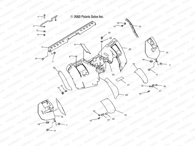 REAR CAB - A04JD32AA (4977487748A07) | REAR CAB - A04JD32AA (4977487748A07)