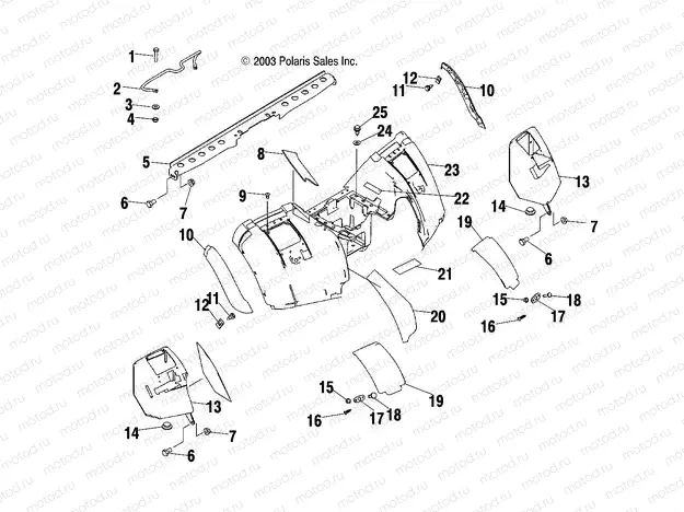 REAR CAB - A04JD50AA/AB/CA (4985938593A07) | REAR CAB - A04JD50AA/AB/CA (4985938593A07)