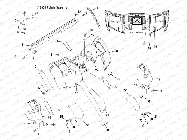 REAR CAB - A05JD32EA (4997869786A08) | REAR CAB - A05JD32EA (4997869786A08)