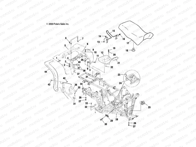 REAR CAB and SEAT - A00CH33AA (4957715771A005) | REAR CAB and SEAT - A00CH33AA (4957715771A005)