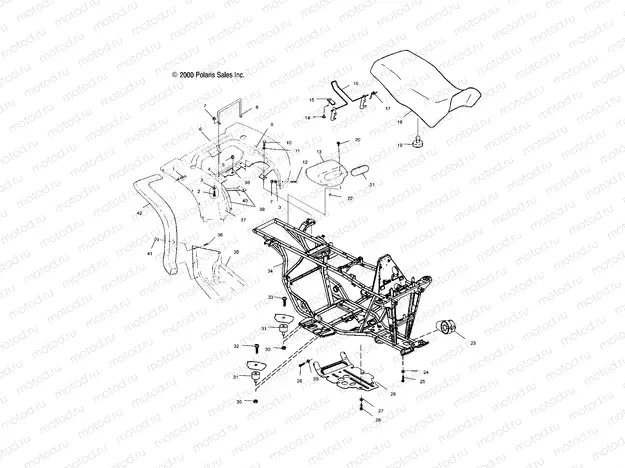 REAR CAB and SEAT - A01CK42AA (4964136413A003) | REAR CAB and SEAT - A01CK42AA (4964136413A003)